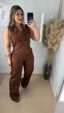 Conjunto calça e blusa Alfaiataria Marina