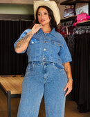 Jaqueta Brilho Jeans